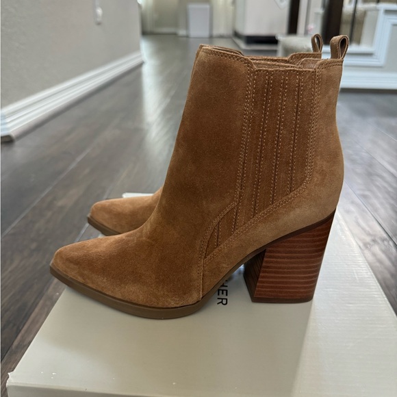 MARC FISHER Suede Cozy Hiker Booties main image 1